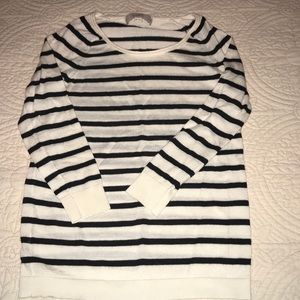 Very gently worn Loft Nautical Stripe Sweater